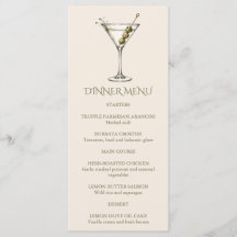 30. Geburtstags-Dirty-Martini-Dinner-Cocktailbar