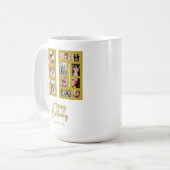30. Geburtstags-Foto-Collage Kaffeetasse (Vorderseite Links)
