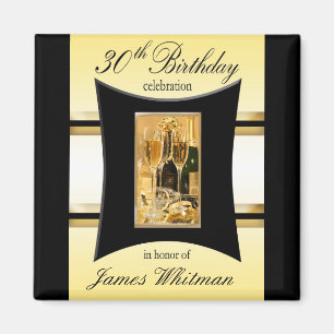 30. Geburtstags-Gastgeschenk/Andenken-Magnet Magnet