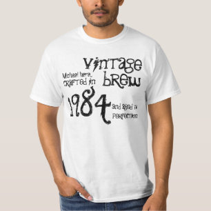 30. Geburtstags-Geschenk1984 Vintager Brew-weißes T-Shirt