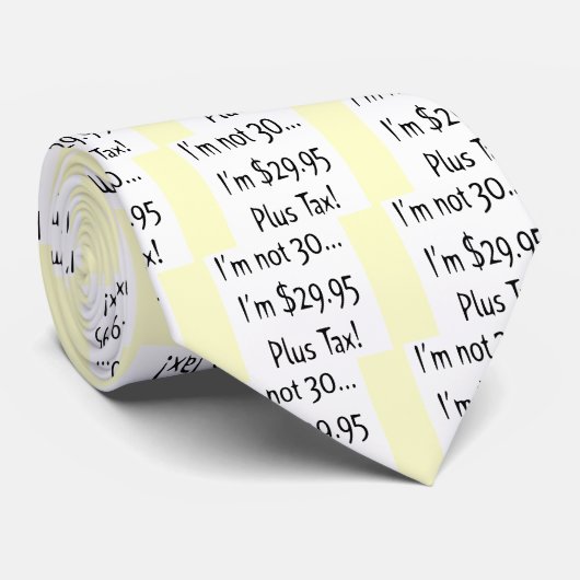 30. Geburtstags-Geschenke Krawatte (Gerollt)