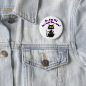 30. Geburtstags-Katzen-Geschenke Button (Beispiel)