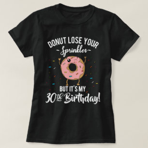 30. Geburtstags-lustiges Krapfen BDay Party T-Shirt