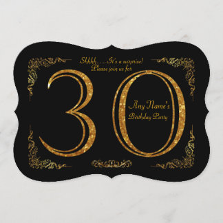 30., Geburtstags-Party 30., großes Gatsby, Einladung