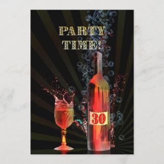 30. Geburtstags-Party Einladung