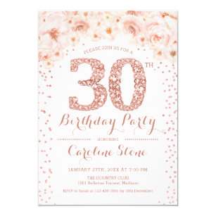 Einladungen 30 Geburtstag Zazzle De