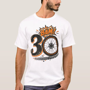 30. Geburtstags-Radfahr-Shirt T-Shirt