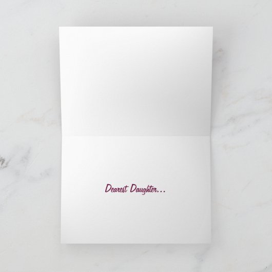 30. Geburtstags-Tochter Karte (Innenseite)