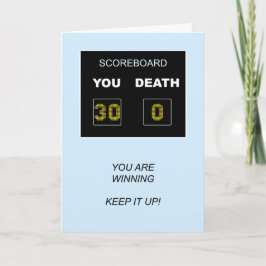 30. Geburtstagsanzeiger Karte