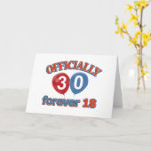 30. Geburtstagsdesigns Karte (Gelbe Blume)