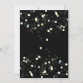 30. Geburtstagseinladung Bright Lights Einladung (Rückseite)