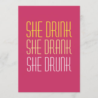 30. Geburtstagseinladung - Trink getrunken Betrunk Einladung