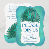 30. Geburtstagseinladungen Einladung (Vorne/Hinten)