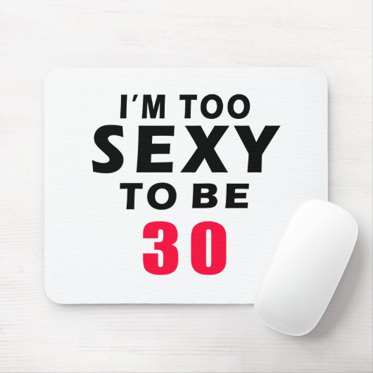 30 Geburtstagsentwürfe Mousepad (Mit Mouse)