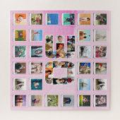 30. Geburtstagsfamilie Foto Erinnerungen Collage Puzzle (Horizontal)