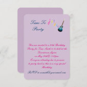 30. Geburtstagsfeier Einladung (Vorne/Hinten)