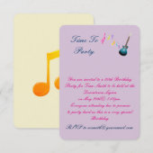 30. Geburtstagsfeier Einladung (Vorne/Hinten)