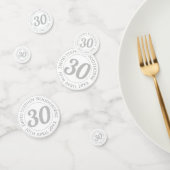 30. Geburtstagsfeier Personalisiert Konfetti (Gruppe)