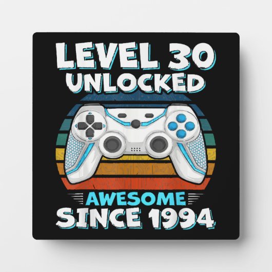 30. Geburtstagsfrau 30 Jahre 1994 Fotoplatte (Vorderseite)