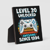 30. Geburtstagsfrau 30 Jahre 1994 Fotoplatte (Vorderseite)