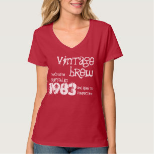 30. Geburtstagsgeschenk 1983 Vintage-Bier-Geschenk T-Shirt