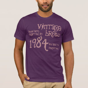 30. Geburtstagsgeschenk 1984 Vintage Brew Bordeaux T-Shirt
