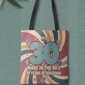 30. Geburtstagsgeschenk Retro 90er Phantastisch 30 Tasche