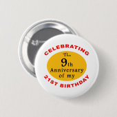 30. Geburtstagsgeschenke Button (Vorne & Hinten)