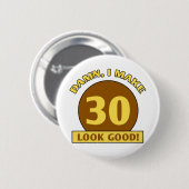 30. Geburtstagsgeschenke Button (Vorne & Hinten)