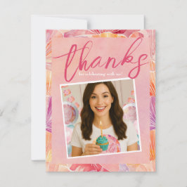 30. Geburtstagsgespräch 30 mit mir Dankeschön-Kart Dankeskarte