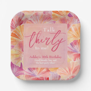 30. Geburtstagsgespräch 30 mit mir Pappteller