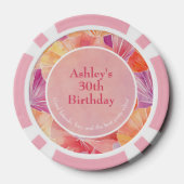 30. Geburtstagsgespräch 30 mit mir Pokerchips (Rückseite)