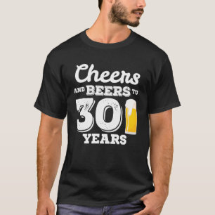 30. Geburtstagsjubiläum und Bier 30 Jahre Dreißigs T-Shirt