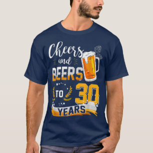 30. Geburtstagsjubiläum und Bier bis 30 Jahre Gebo T-Shirt