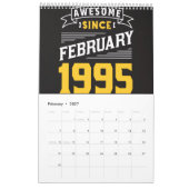 30. Geburtstagskalender Kalender (Feb 2027)