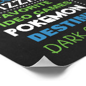 30. Geburtstagskalkarton für einen Mann Poster (Ecke)