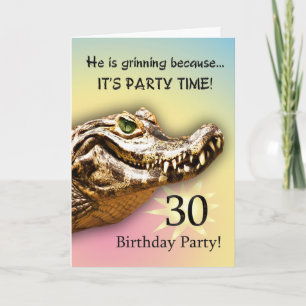 30. Geburtstagskarte Party Einladung