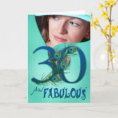 30. Geburtstagskarten Karte (Gelbe Blume)