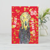 30. Geburtstagskünstlerin lädt OMG ein Einladung (Stehend Vorderseite)