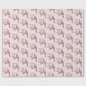 30. Geburtstagsschrift Geschenkpapier (Flach)