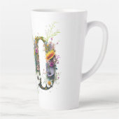 30. Geburtstagsspray von Wildblumen Text Milchtasse (Rechts)