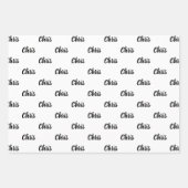 30. Glückwunsch zum Geburtstag Individuelle Name S Geschenkpapier Set (Vorderseite 2)