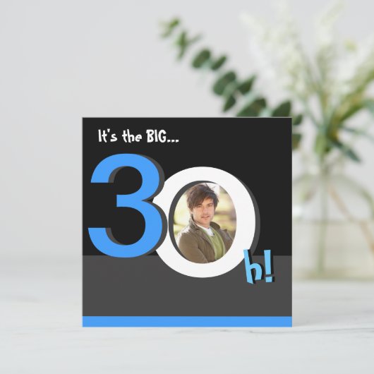 30. Großes 3Oh! Einladung (Stehend Vorderseite)