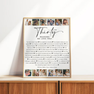 30 Gründe, aus denen wir Sie zum Geburtstag von Fo Poster