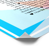 30 Gründe, warum wir Ihnen geometrische Regenbogen Poster (Ecke)