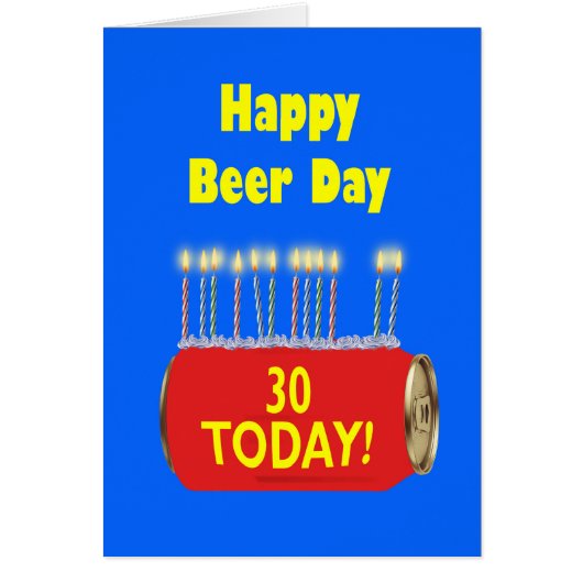 30. Happy Beer Day Birthday (Vorne)