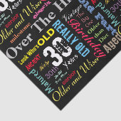 30. Happy BIrthday in Graffiti Style Seidenpapier (Ausschnitt)