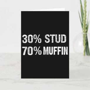 30% Hengst 70% Muffin Lustige Valentinstag Sprüche Karte
