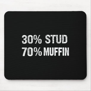 30% Hengst 70% Muffin Lustige Valentinstag-Sprüche Mousepad