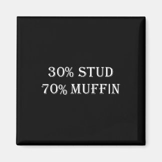 30% Hengst 70% Muffin Lustige Valentinstags-Sprüch Magnet